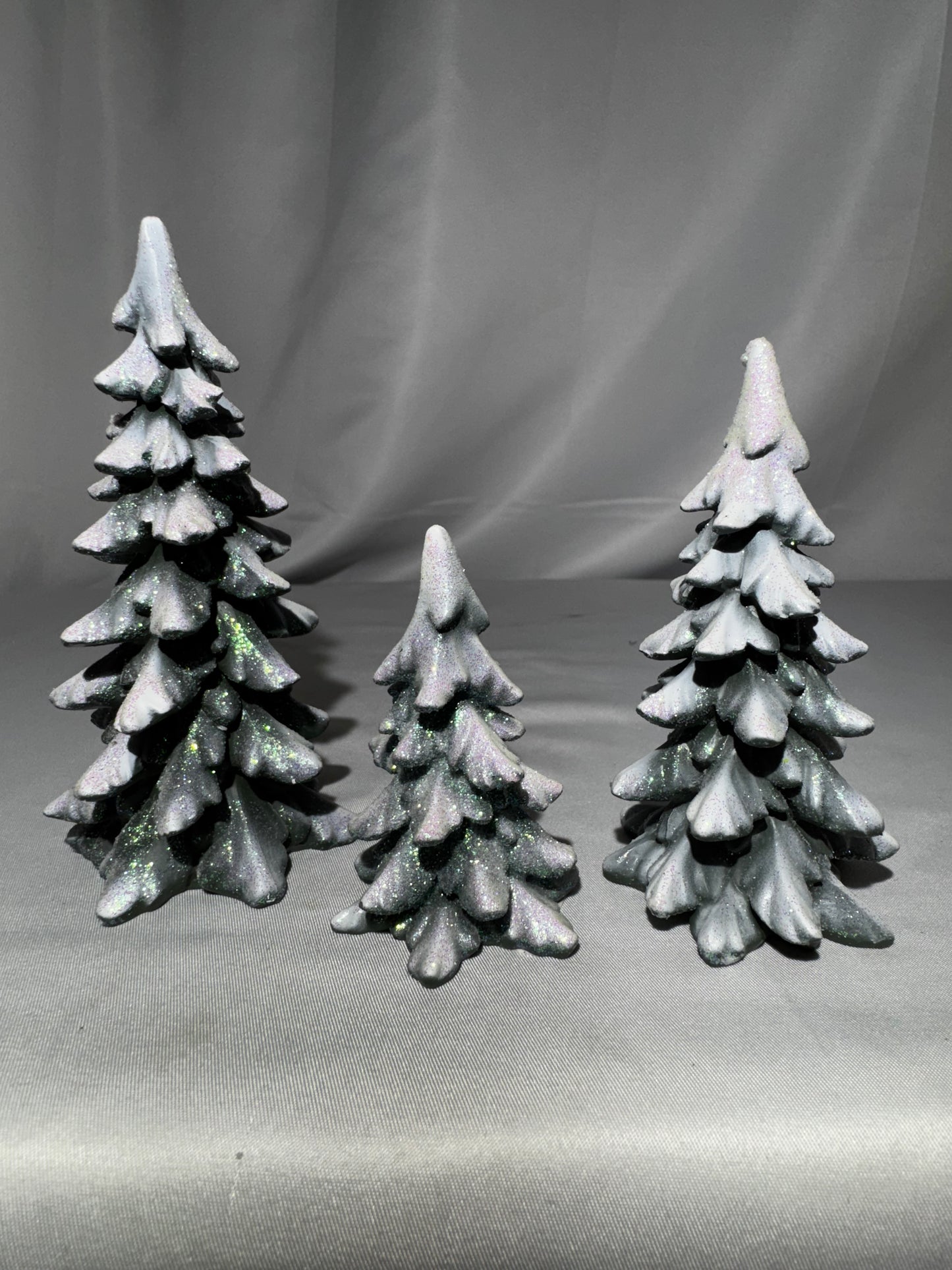 Department 56 Village Accessories Winter Pines Set of 3 Snowy Trees #4020261