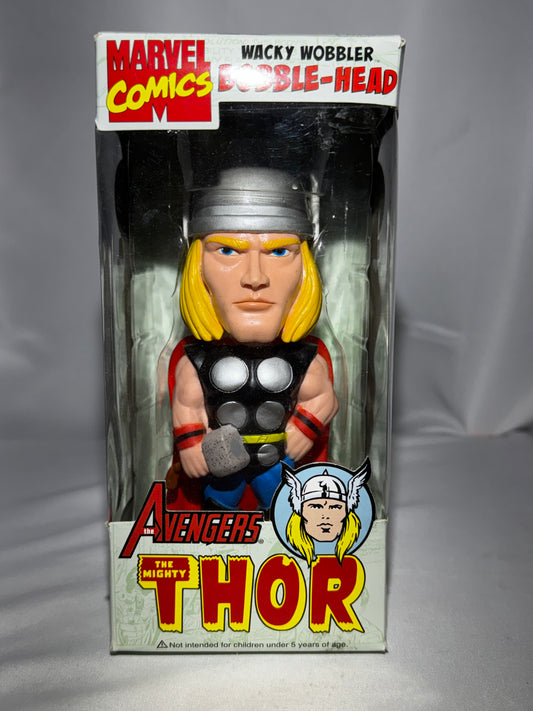 Funko Wacky Wobbler The Mighty Thor Bobblehead Marvel Avengers 2008 w/ Box