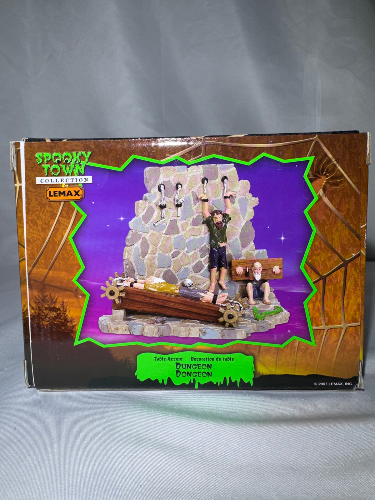 Lemax Spooky Town Dungeon Table Accent – Original Box – Complete