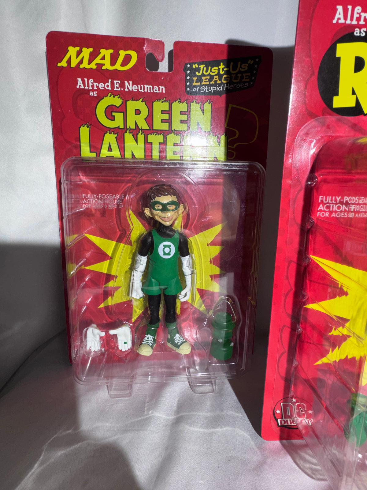 DC Direct MAD “Just-Us” League of Stupid Heroes – Alfred E. Neuman Action Figure Set – 5 Figures