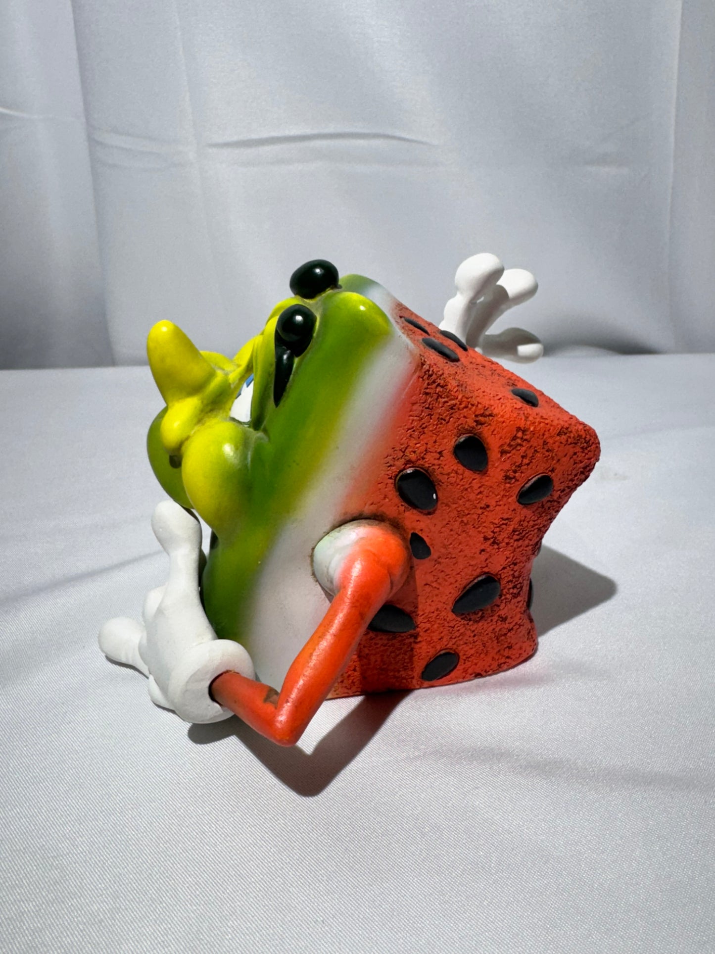 Vintage Giggling Groceries Watermelon Ceramic Figurine