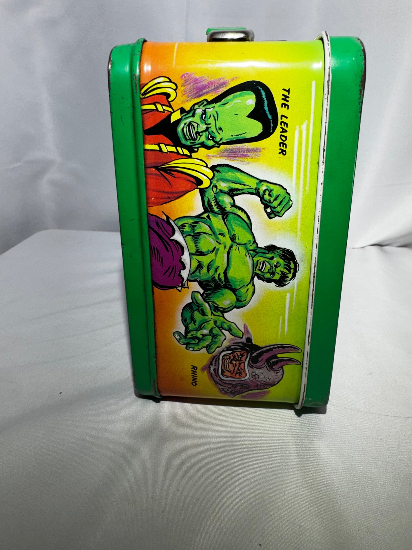 1978 Incredible Hulk Metal Lunchbox & Thermos Set Aladdin Vintage Marvel Comic