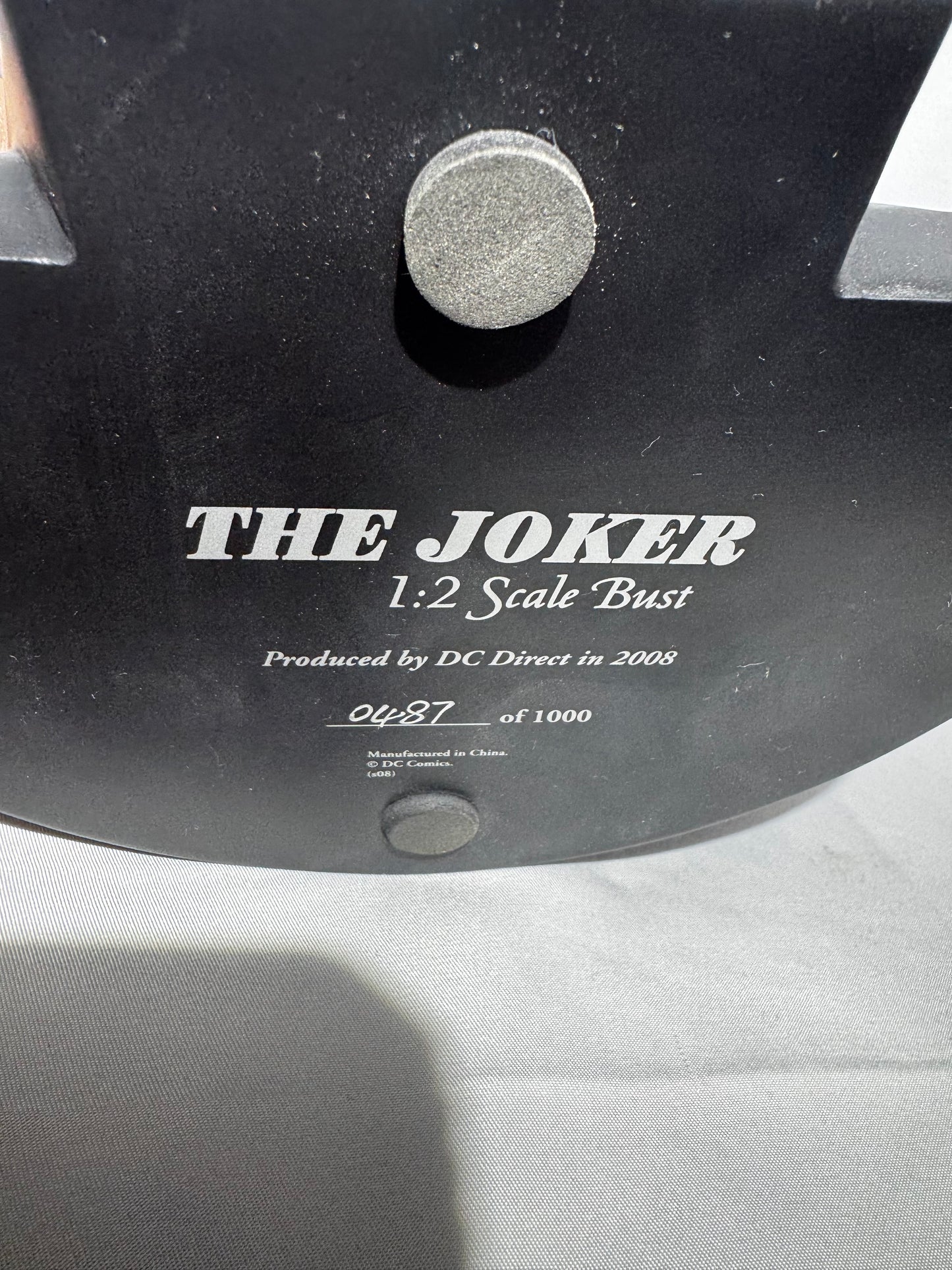 The Joker 1:2 Scale Bust 'Don't Let the Smile Fool you" #487/1000 DC Comics
