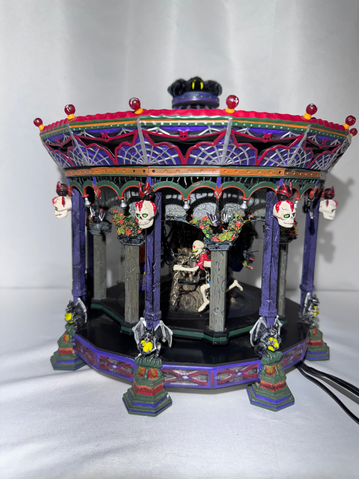 Department 56 Snow Village Halloween Ghostly Carousel #56.55317 – Retired 2002–2005