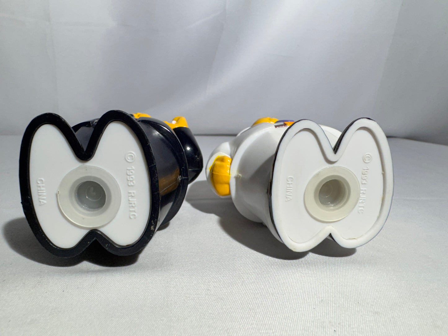 1993 Joe Cool Camel Salt & Pepper Shakers – Black & White Suit Set – With Stoppers