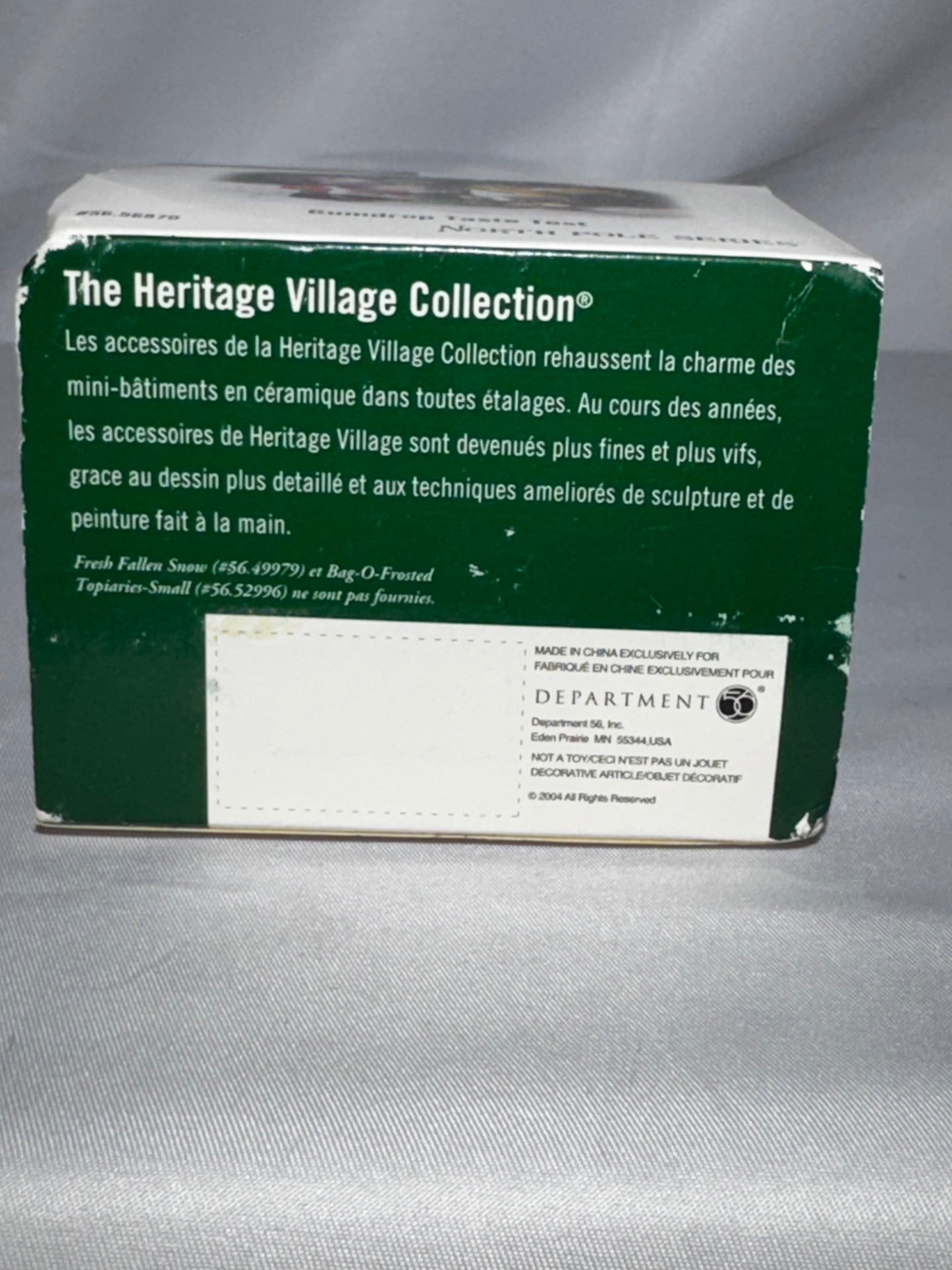 Department 56 North Pole Gumdrop Taste Test #56.56870 Retired w/ Box No Chips
