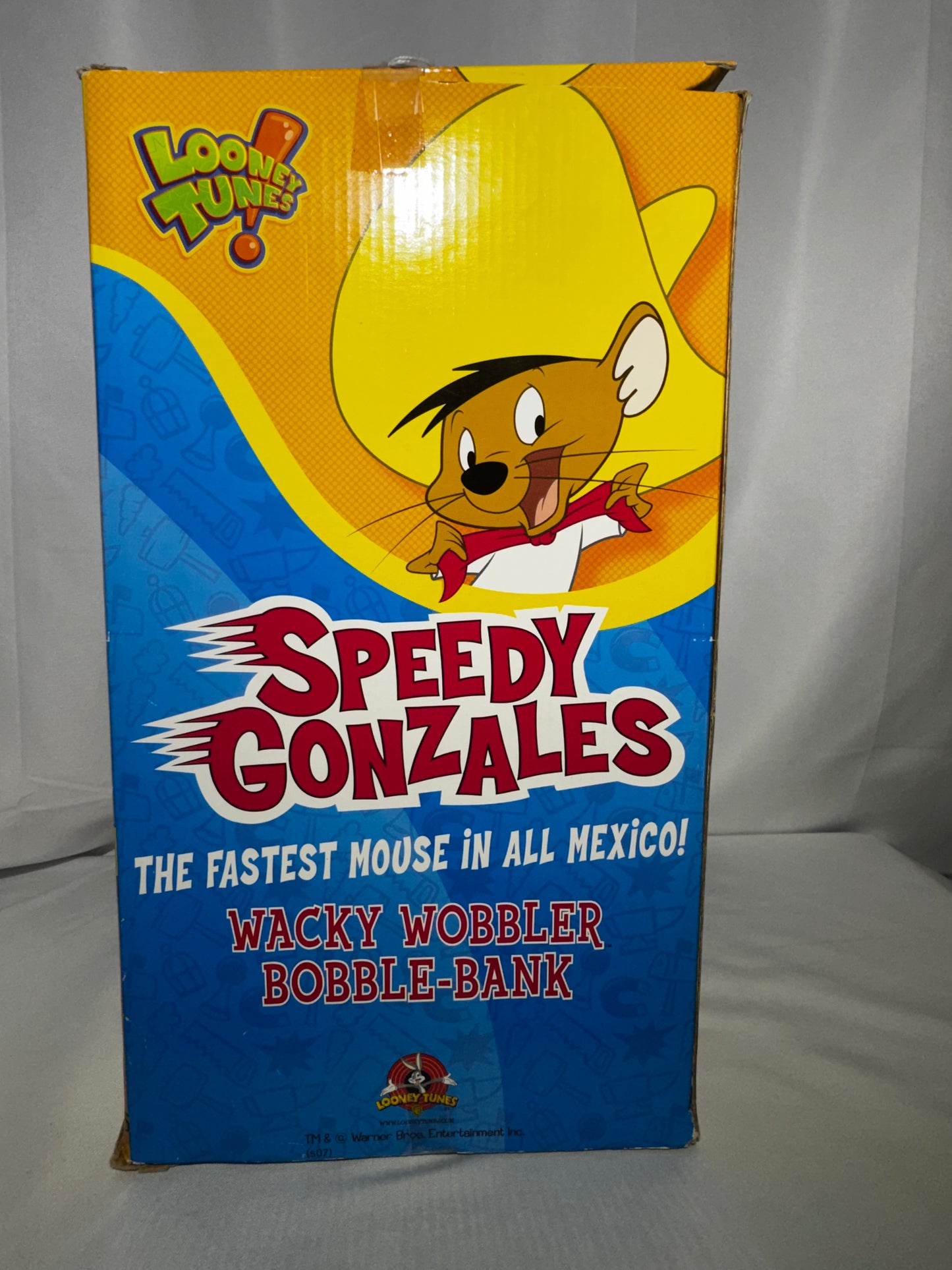 Funko Wacky Wobbler Bobble Bank Speedy Gonzales Looney Tunes WB w/ Original Box