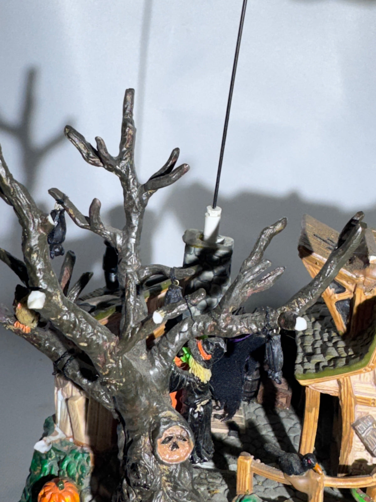 Lemax Spooky Town Witch’s Lair #45003 — Retired 2004 — FOR PARTS / DISPLAY