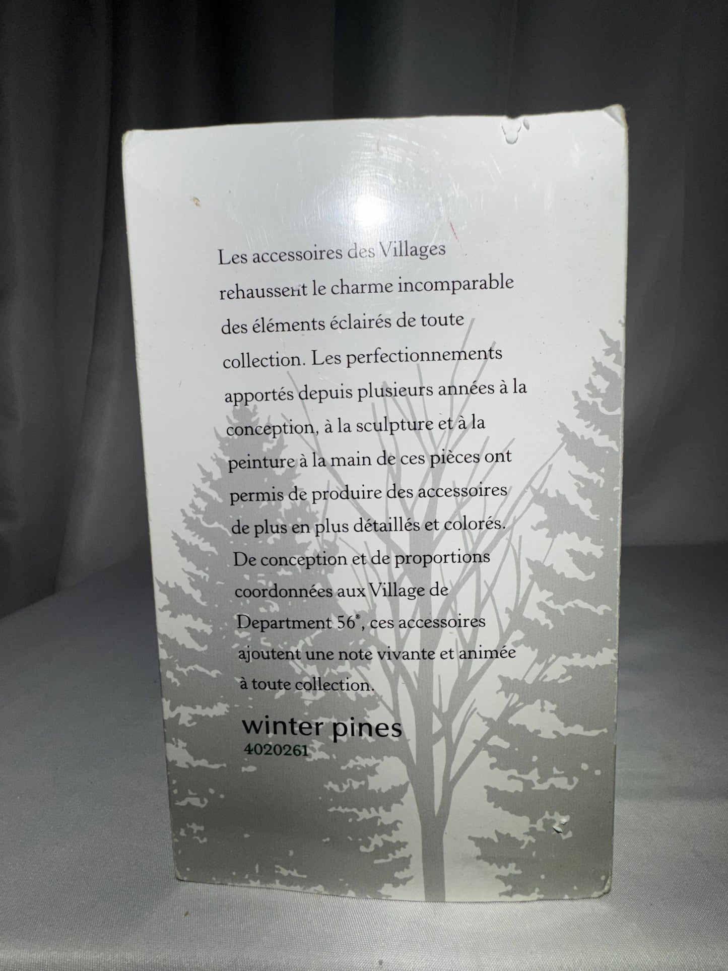 Department 56 Village Accessories Winter Pines Set of 3 Snowy Trees #4020261