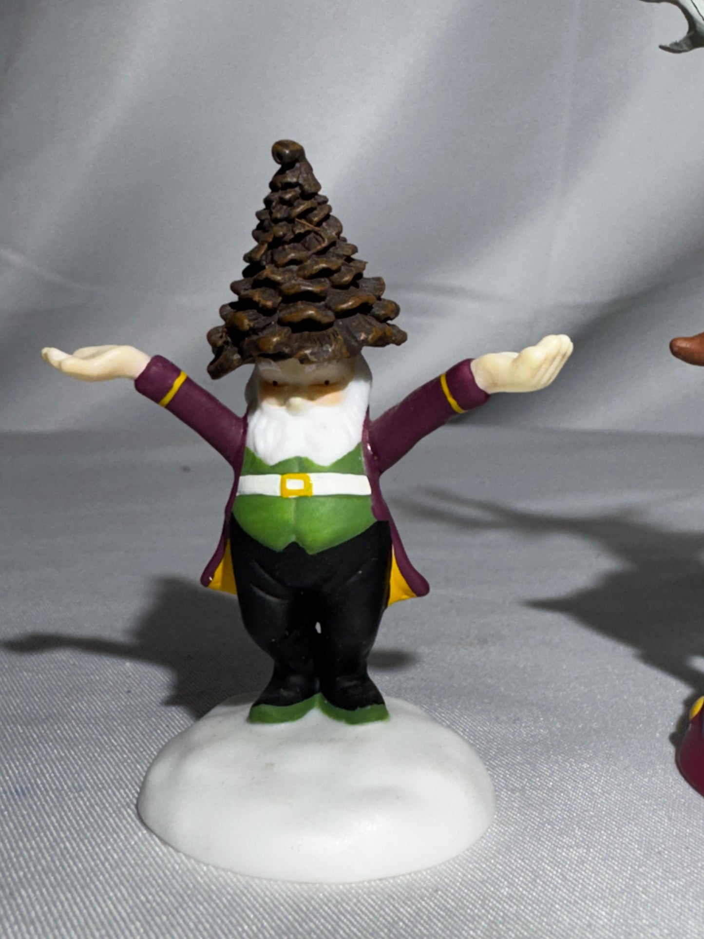Department 56 North Pole Woods Balancing Act #56932 Retired Elf Reindeer Figurine Set w/ Box