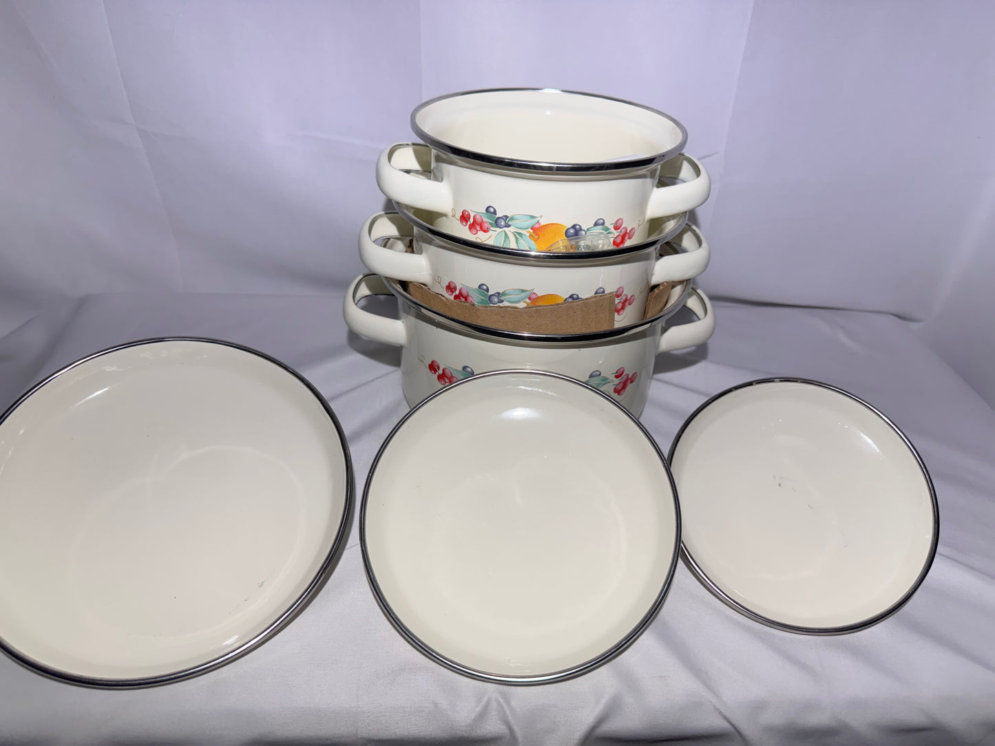 Corelle Coordinates “Abundance” 6-Piece Mini Stock Pot Set – Item #8500