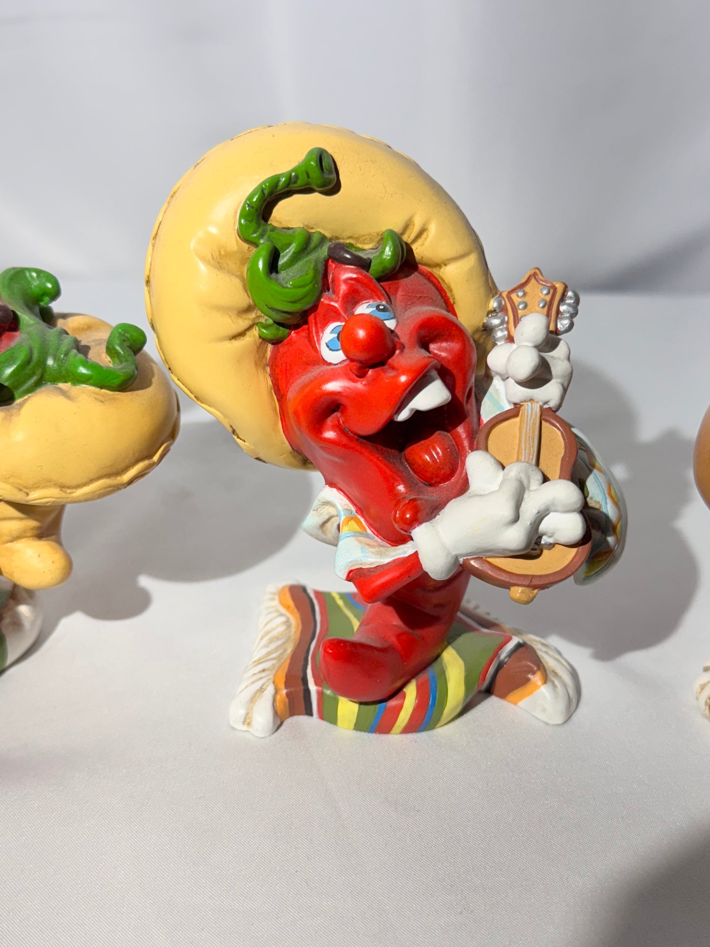 Giggling Groceries Mariachi Band – Red Hot Chili Peppers – Set of 5 – “Gaham” Engraved