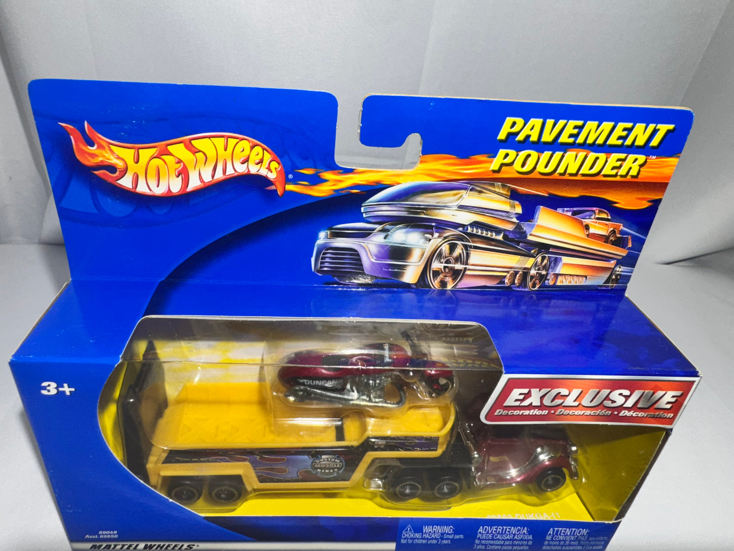 Hot Wheels Pavement Pounder – Custom Muscle Bikes / Duncan’s Motorcycle (2000 Mattel)
