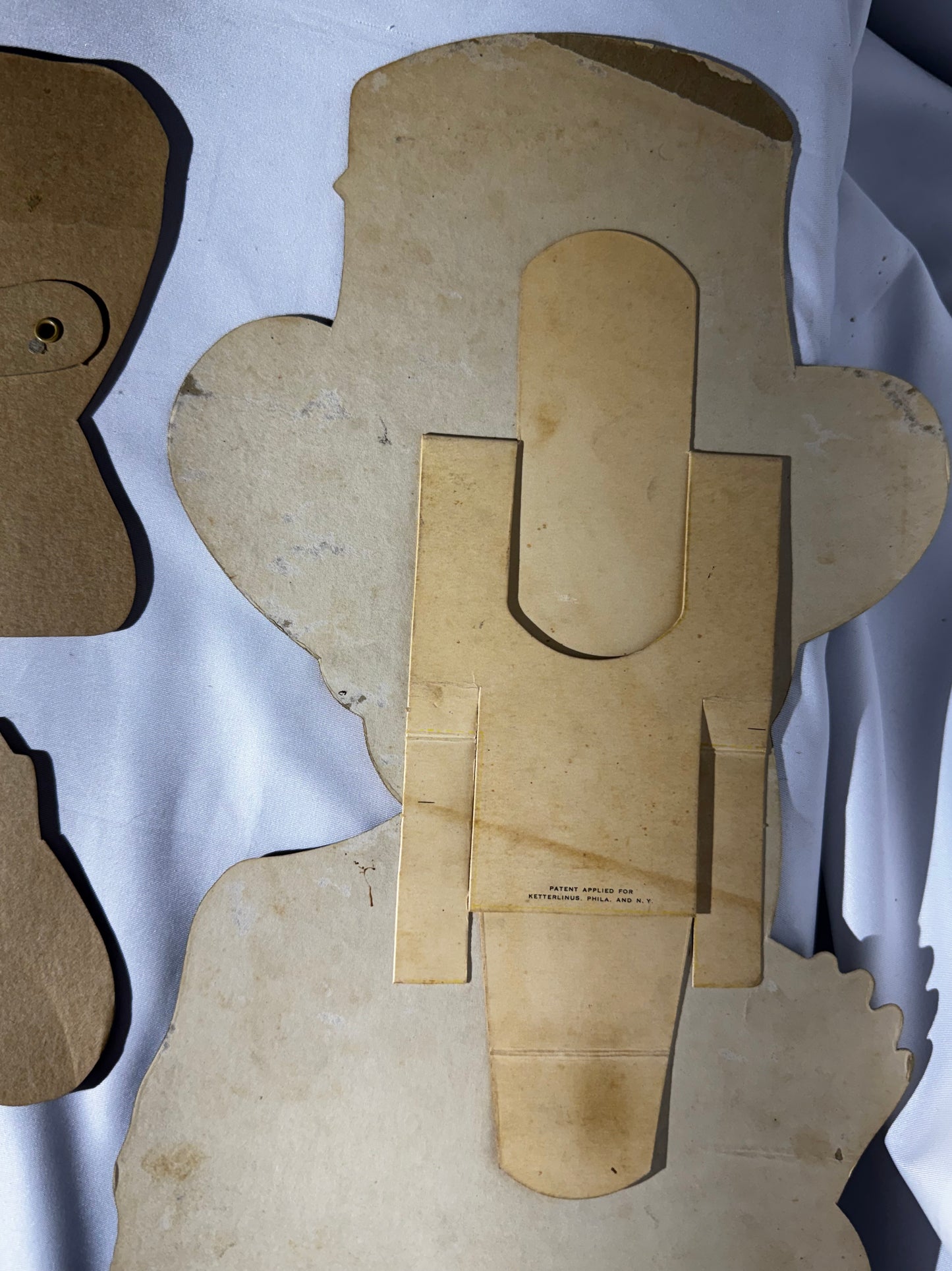Vintage 1930s Charlie McCarthy & Mortimer Snerd Die Cut Cardboard Advertising Figures 21”