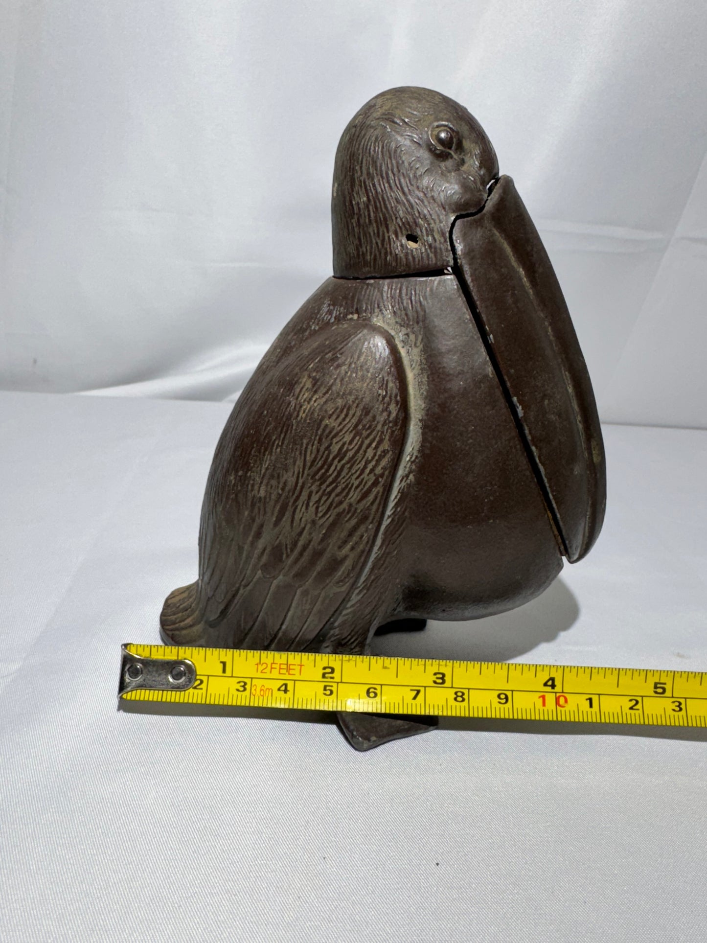 Vintage Brass Pelican Ashtray – Made in Japan – Removable Head