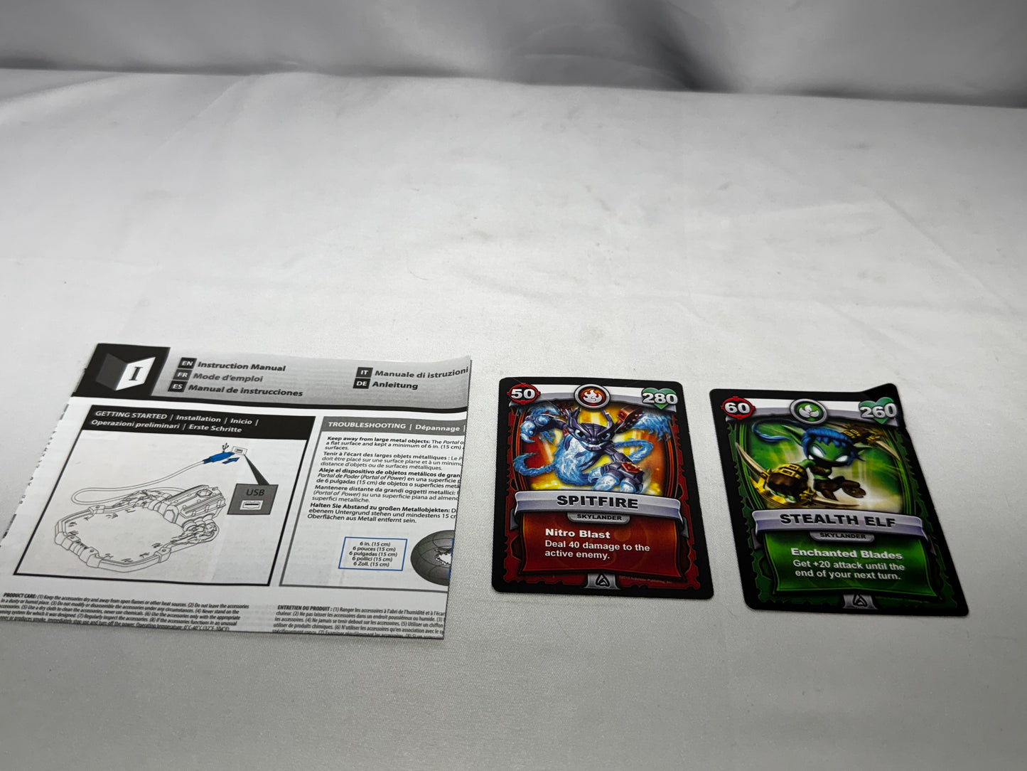 Skylanders SuperChargers Starter Pack Xbox One 2015 Spitfire Stealth Elf Hot Streak