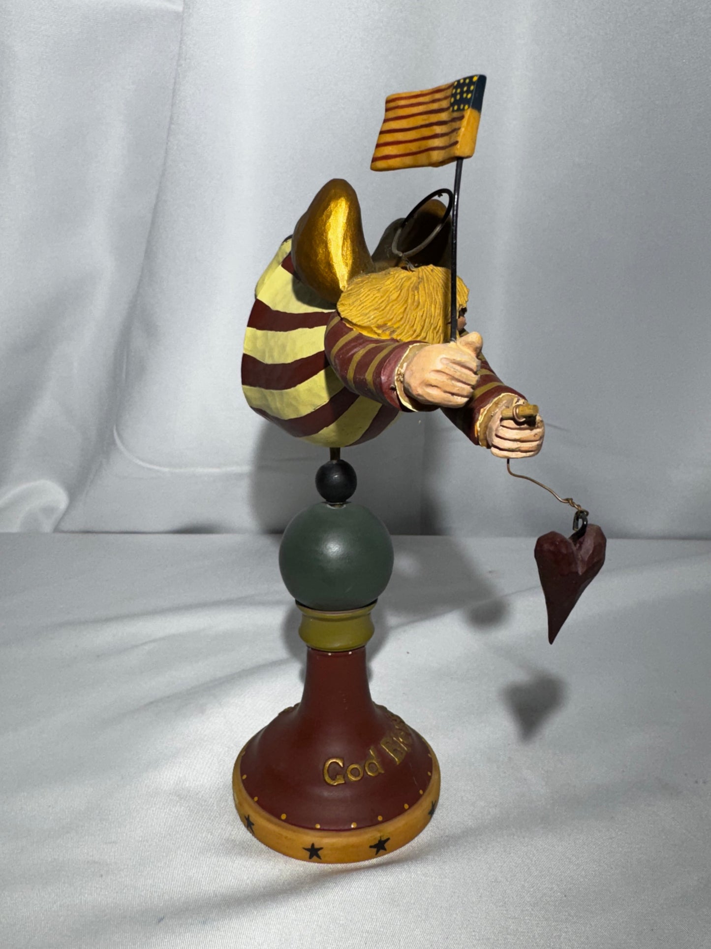 Williraye Studio “Libby Liberty” (WW1332) Retired Patriotic Angel Figurine