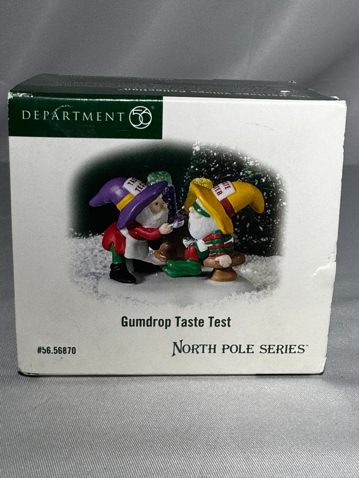 Department 56 North Pole Gumdrop Taste Test #56.56870 Retired w/ Box No Chips