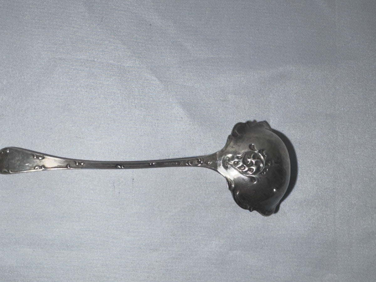 Vintage Wallace Old Atlanta Sterling Silver Cream Sauce Ladle RW&S Ornate