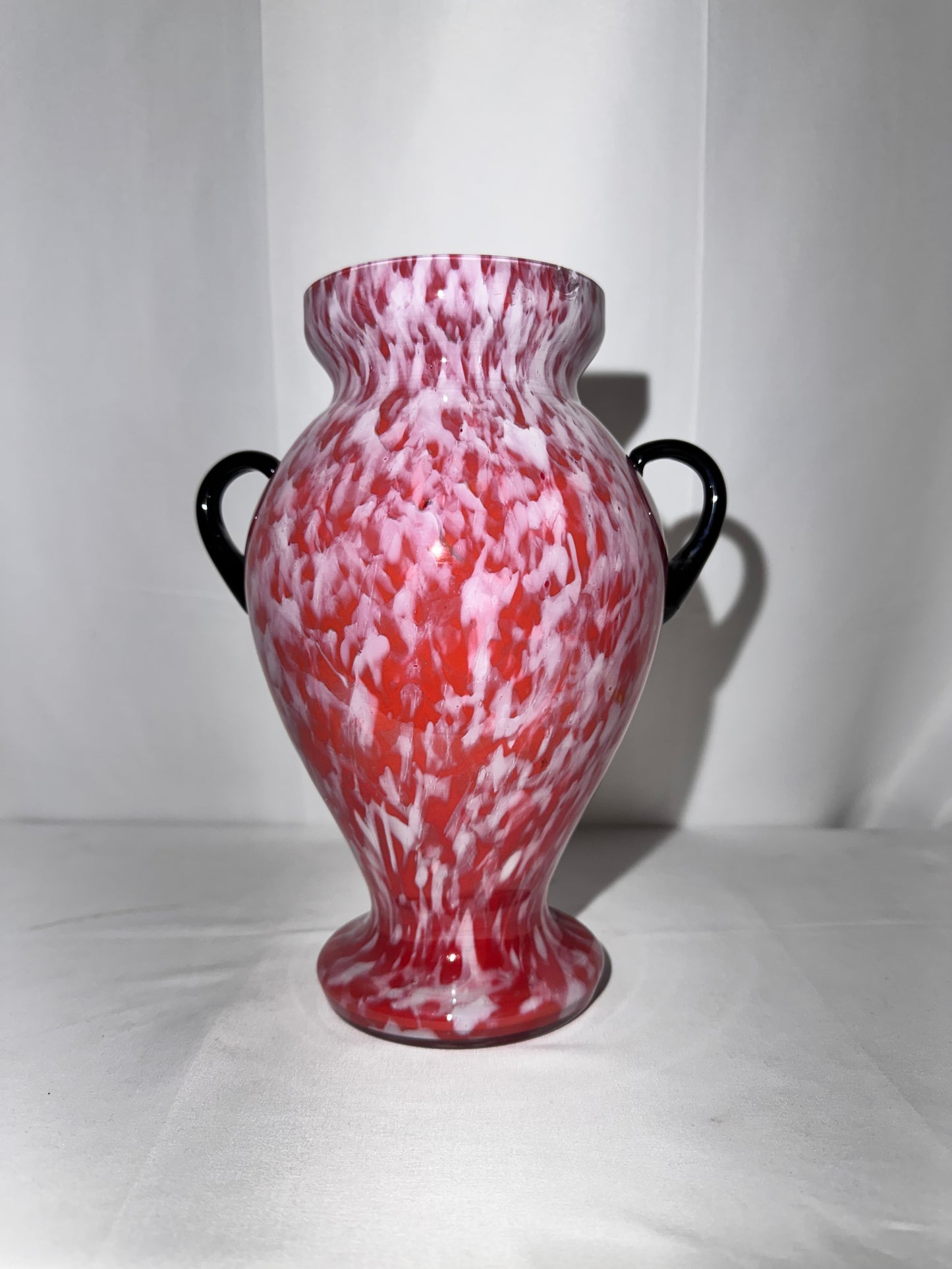 Vintage Franz Welz Czech Art Deco Hand Blown Glass Vase