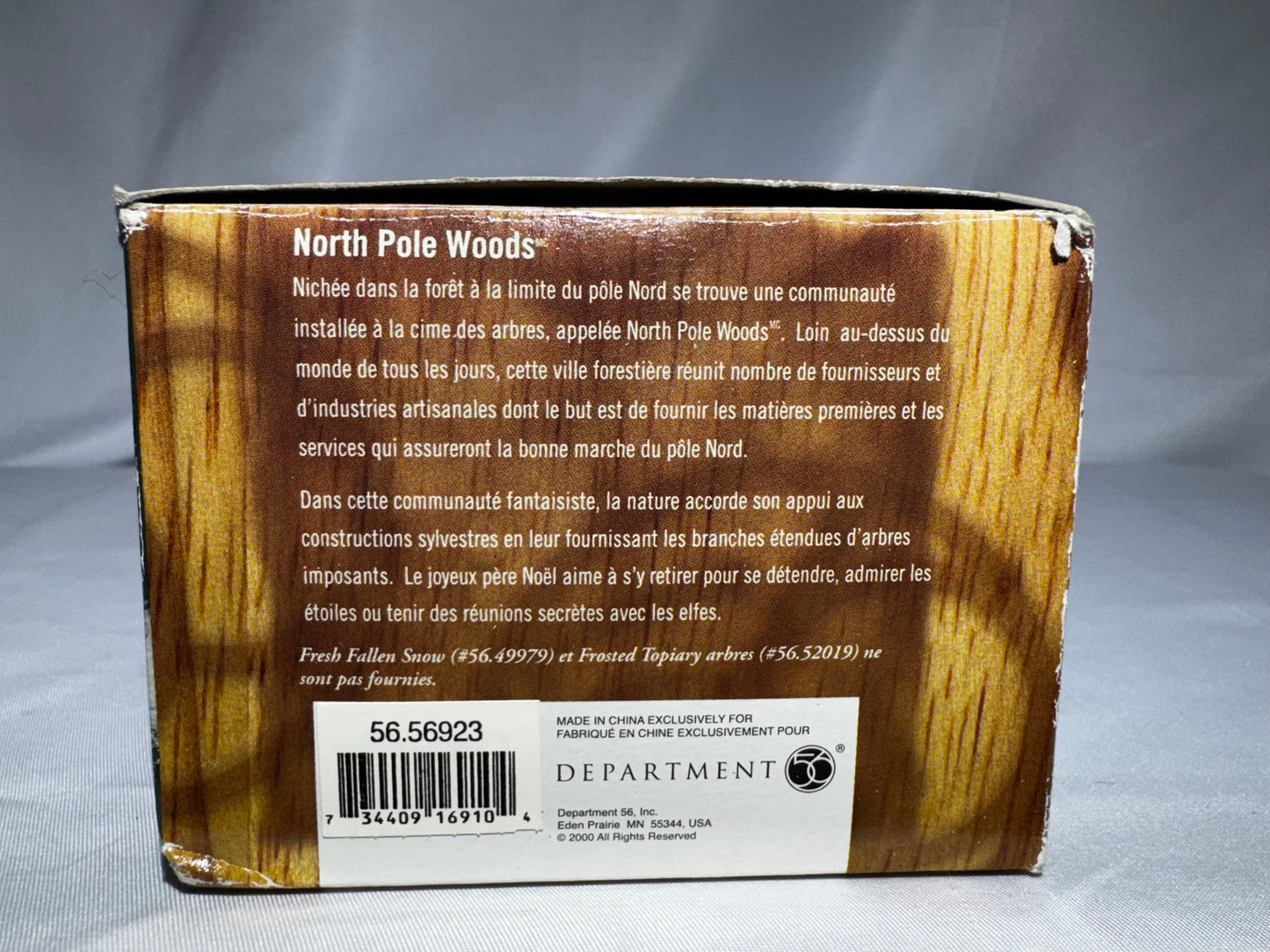 Department 56 North Pole Woods “Scissors Wizards” Elf Grooming Reindeer Set #56.56923 Retired w/ Box