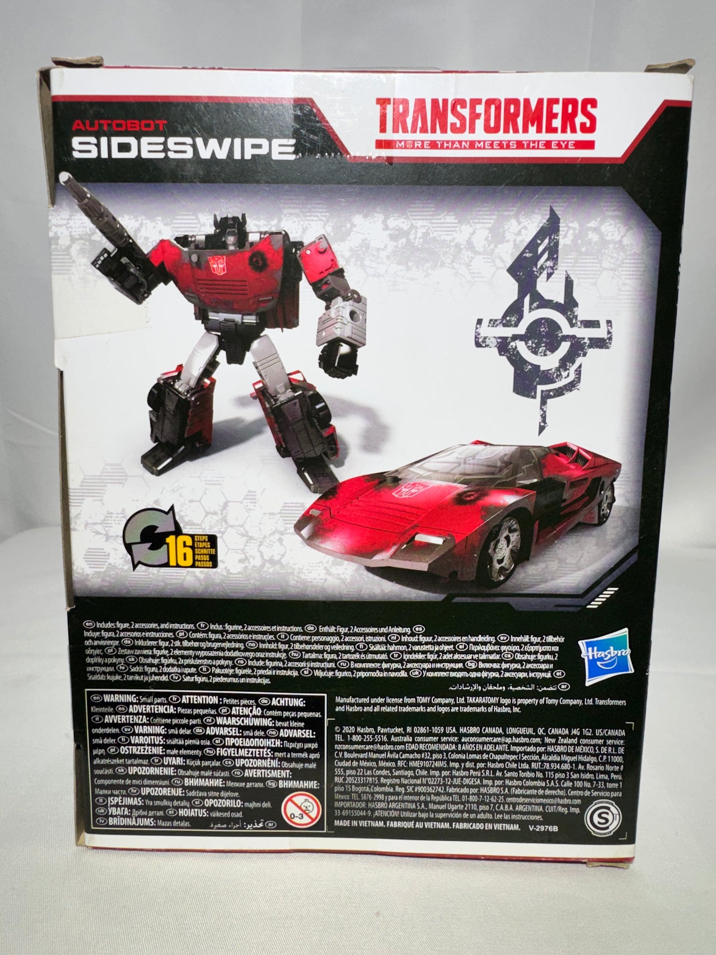 Transformers Generations War for Cybertron Netflix Edition Deluxe Class Sideswipe