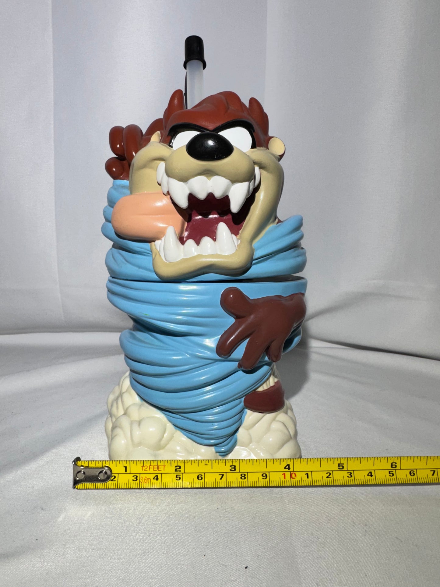 Vintage 1996 Warner Bros. Taz Bottle / Sip Cup – Looney Tunes – Monogram