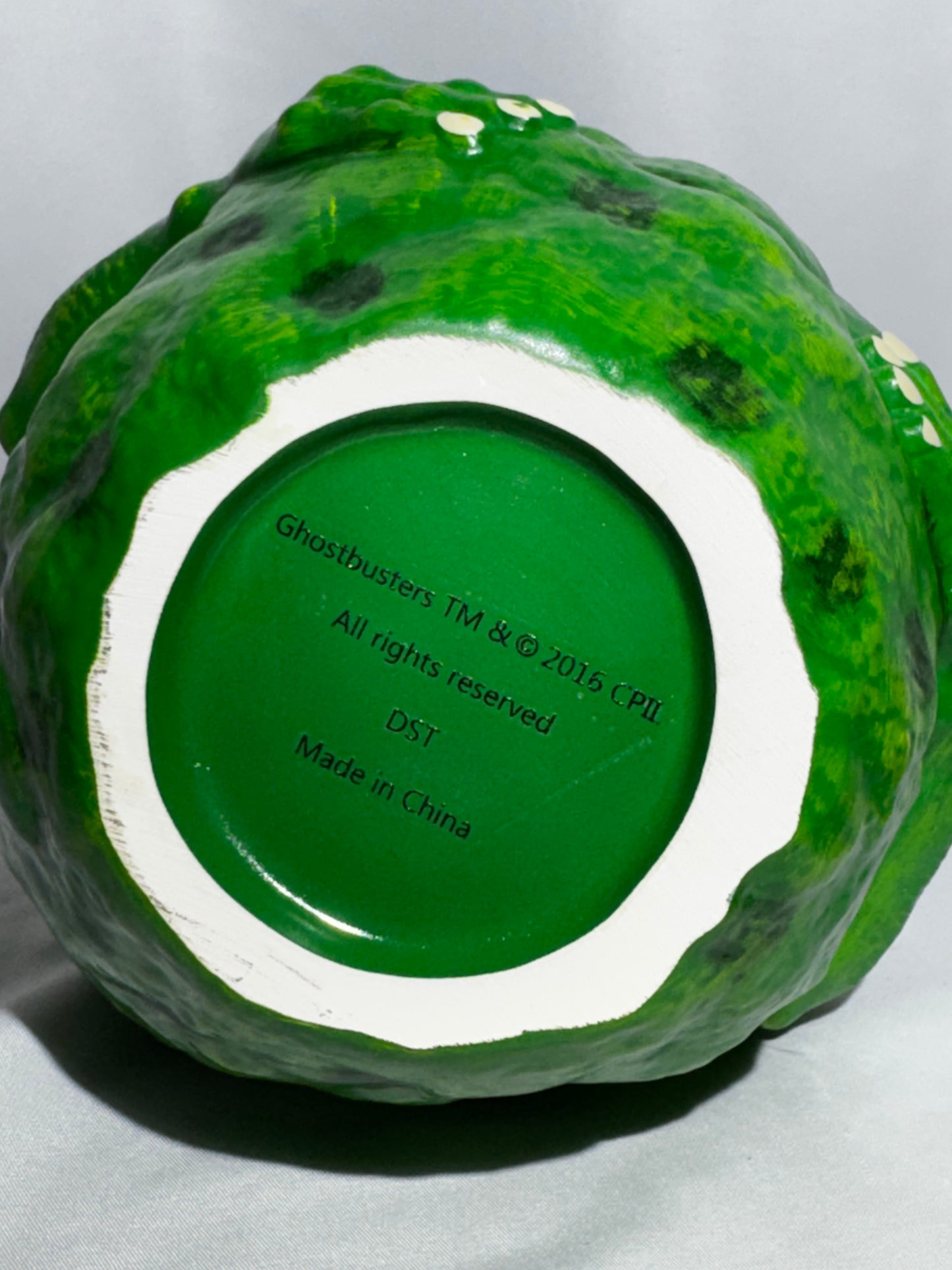 Rare Vintage Ghostbusters Slimer Ceramic Cookie Jar 9” Hand Painted No Box