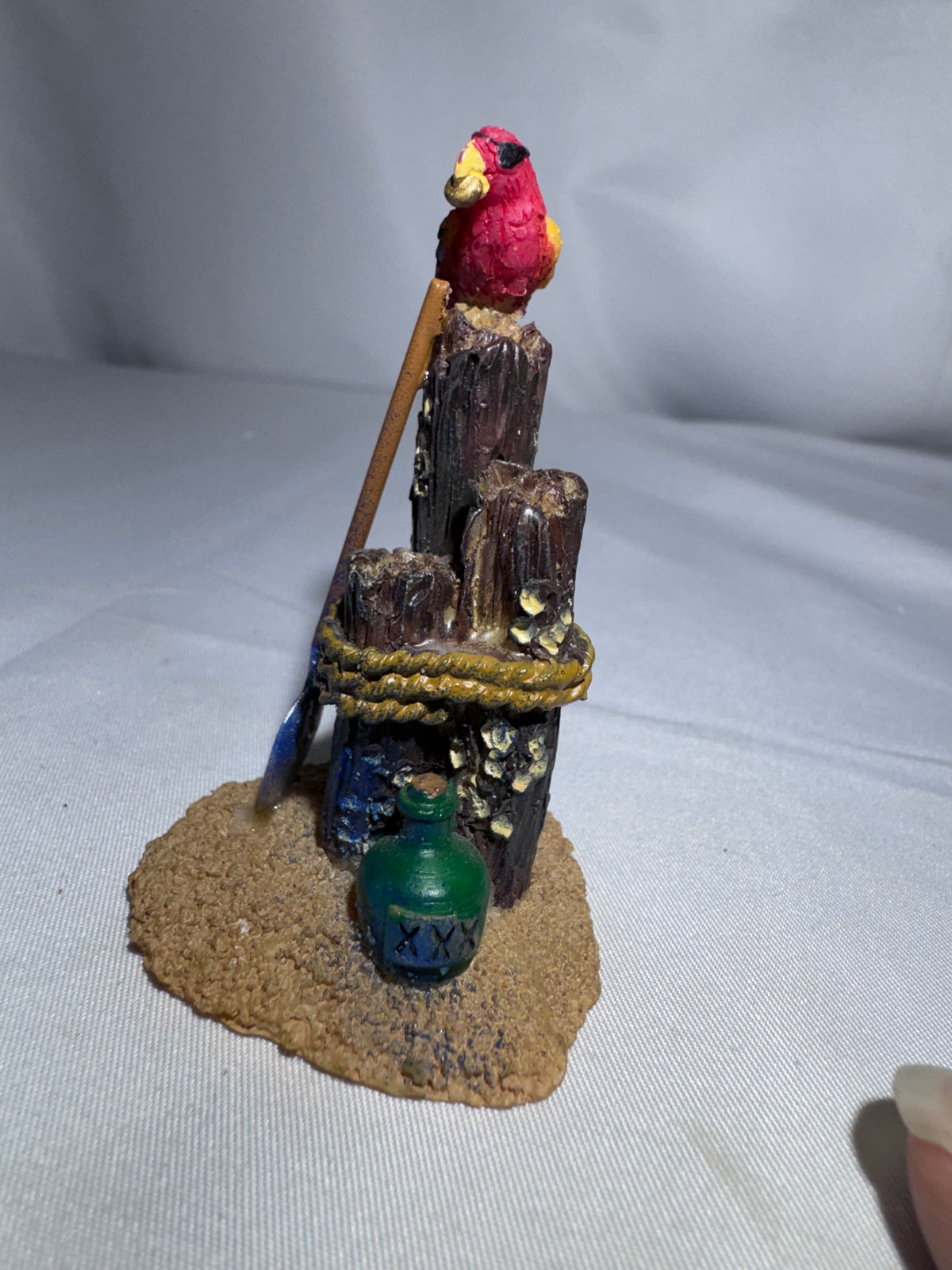 Lemax Spooky Town “First Mate Second” Parrot Figurine – 2007 – RETIRED