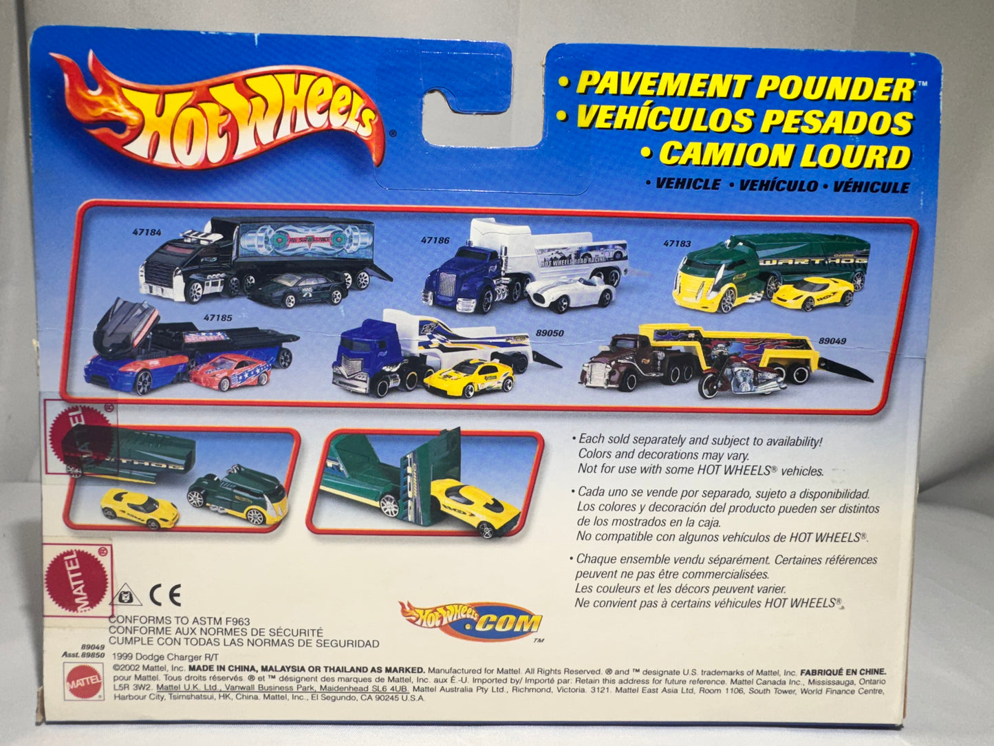 Hot Wheels Pavement Pounder – Custom Muscle Bikes / Duncan’s Motorcycle (2000 Mattel)