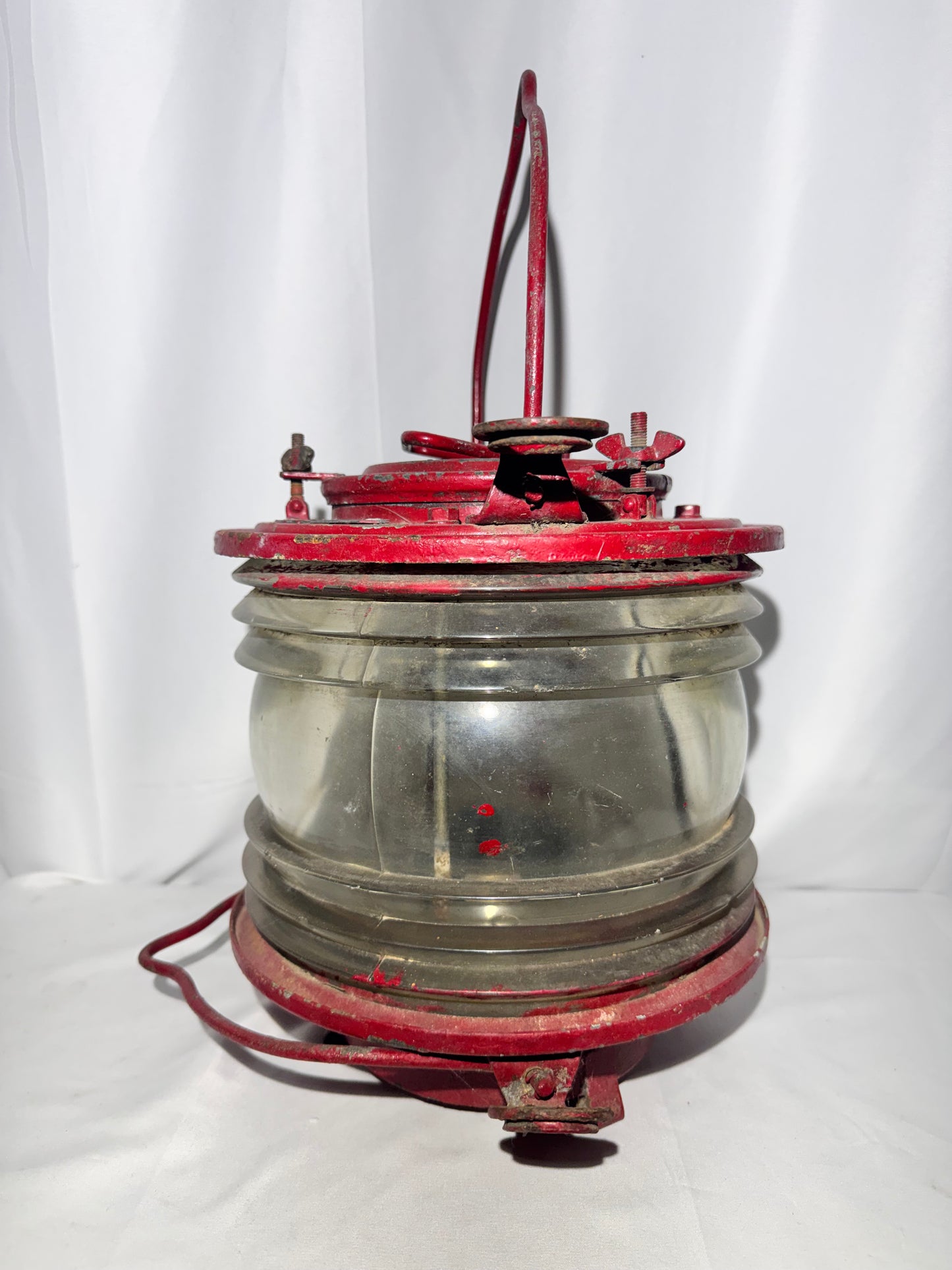 Vintage Nippon Sento Nautical Marine Oil Lantern – Made in GDR – Schiffslaternenwerk Ueckermünde