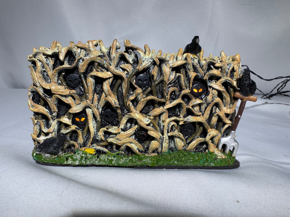 Lemax Spooky Town “Creepy Corn Row” Lighted Accessory #74585