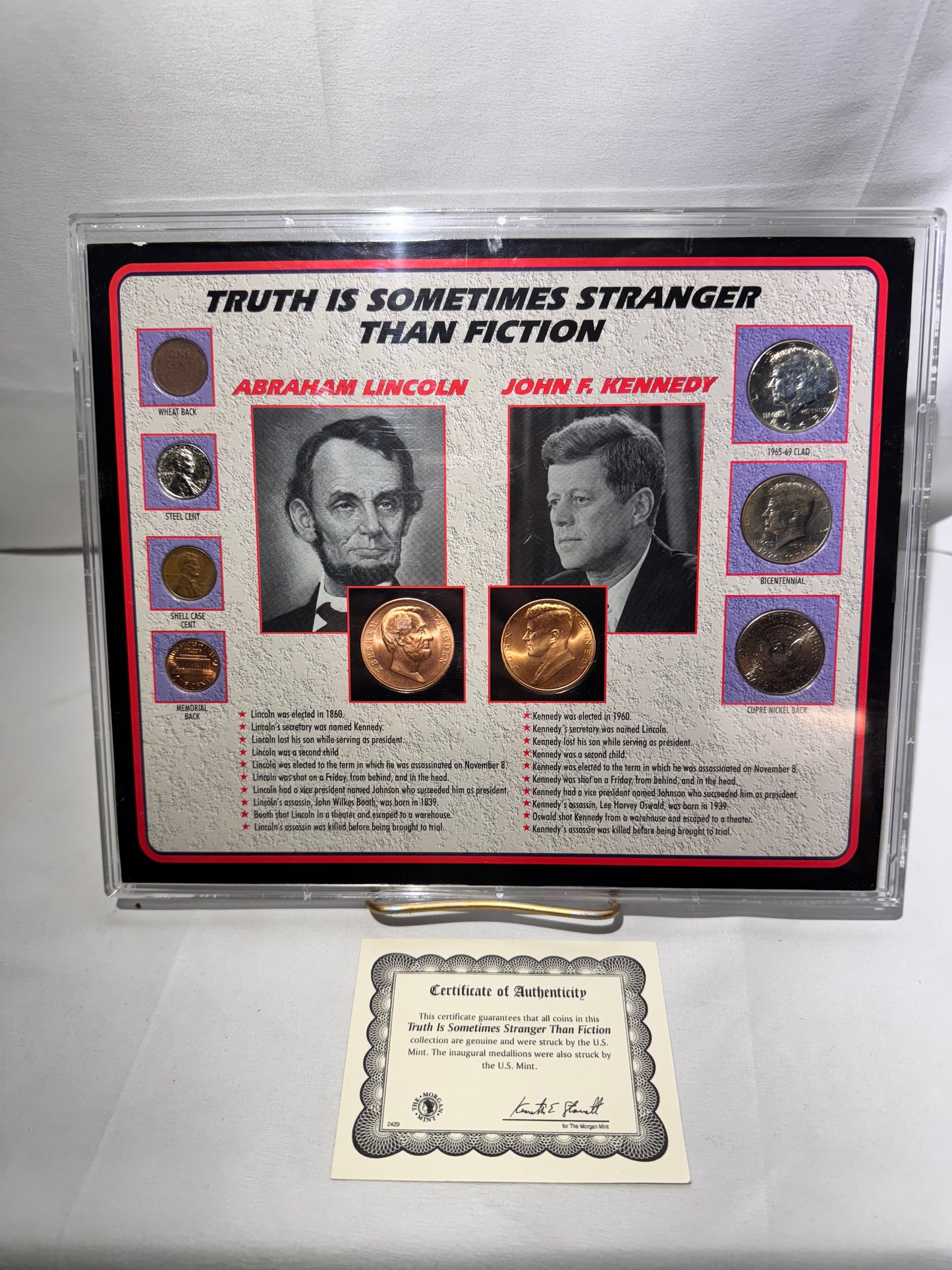 The Truth Is Sometimes Stranger Than Fiction – U.S. Mint Coin Collection with Certificate of Authenticity