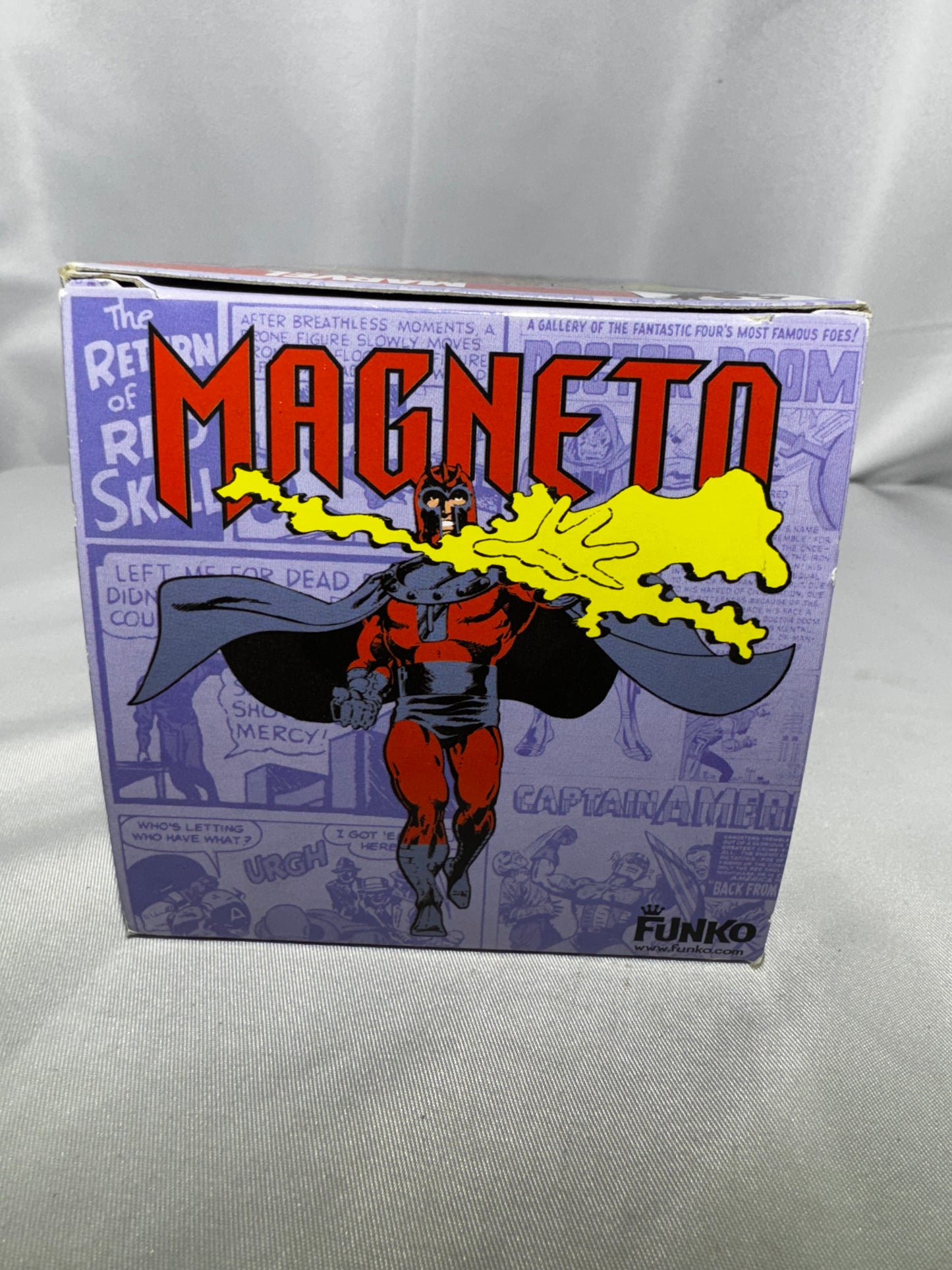 Funko Wacky Wobbler Magneto Bobblehead Marvel Comics 2008 Vaulted w/ Box