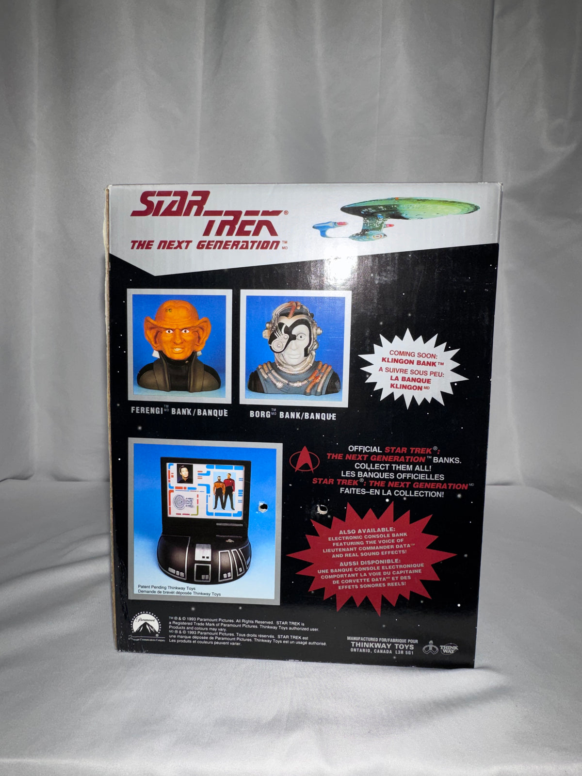 1993 Star Trek: The Next Generation Ferengi Bust Bank – Thinkway Toys – Collector’s Series