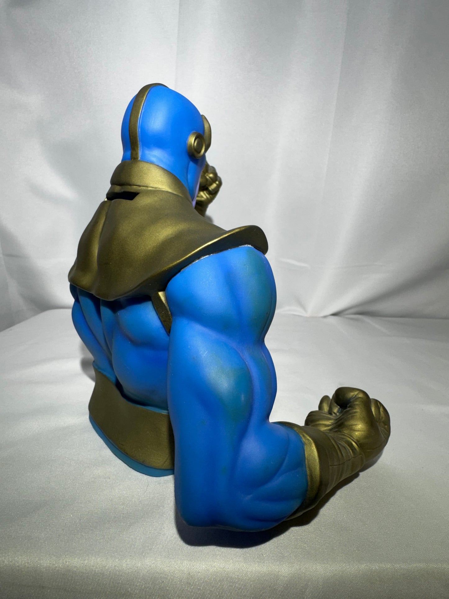 Marvel Thanos Infinity Gauntlet PVC Bust Coin Bank Monogram Direct #67952