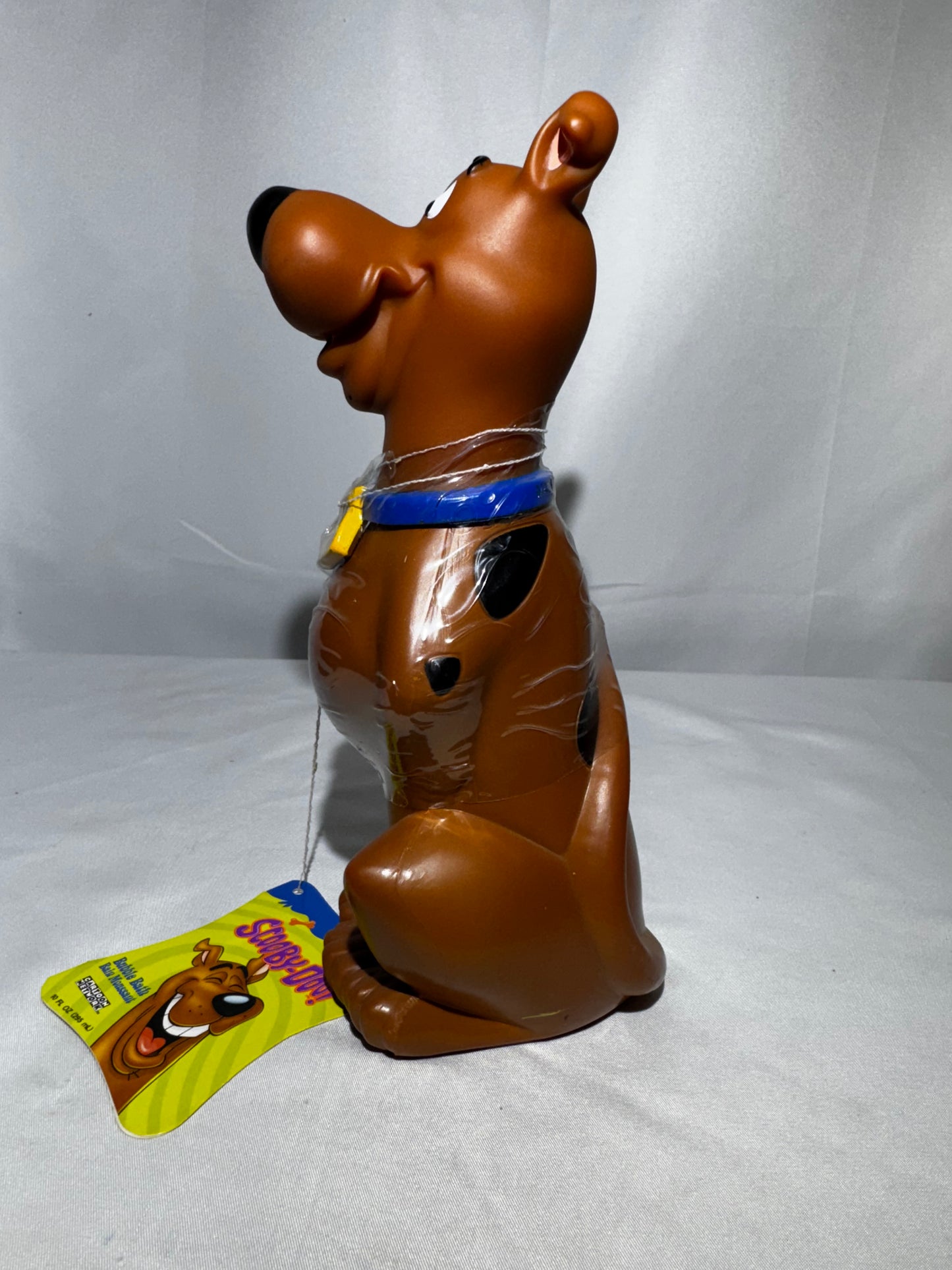 Vintage Scooby-Doo Bubble Bath Bottle 9” Vinyl Figure Sealed w/ Tag Cartoon Network