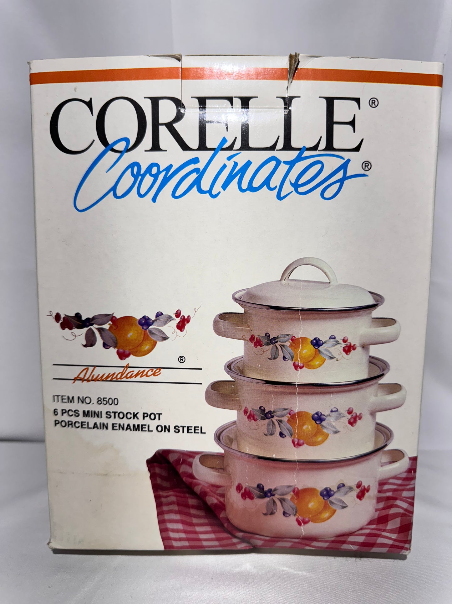 Corelle Coordinates “Abundance” 6-Piece Mini Stock Pot Set – Item #8500
