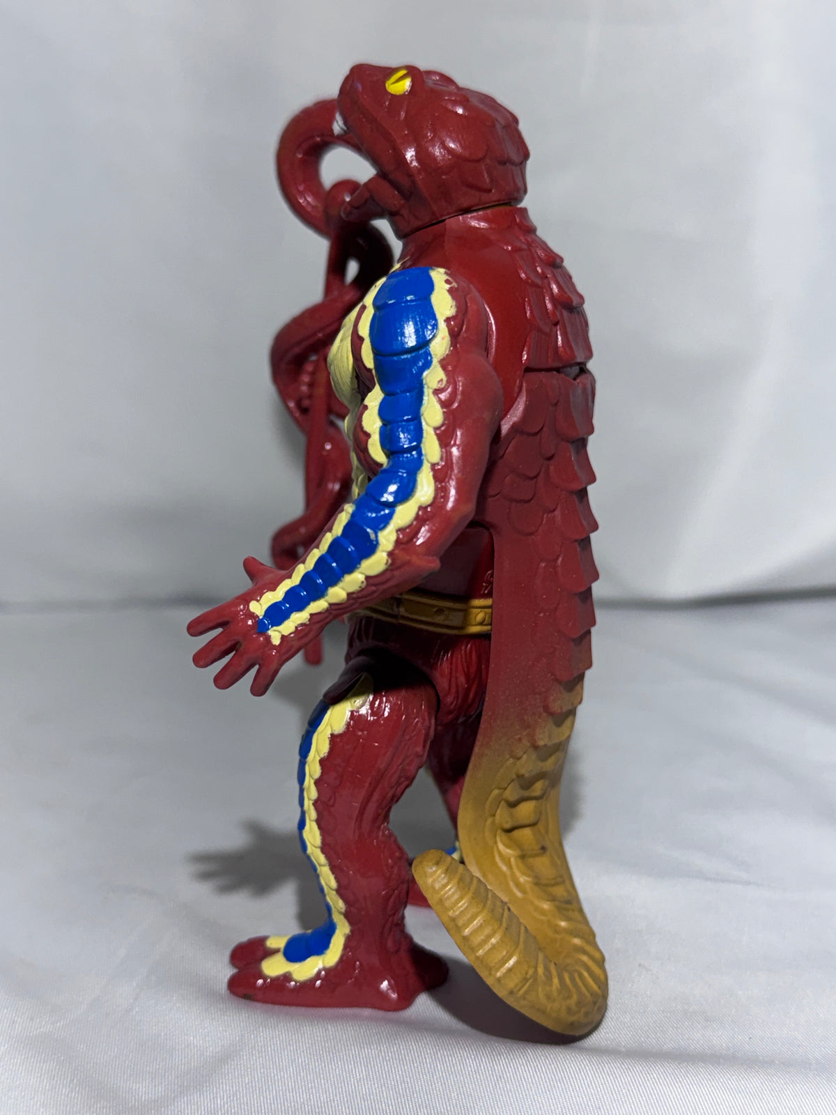 Vintage Mattel Masters of the Universe King Hiss Action Figure – Snake Men – Staff – MOTU