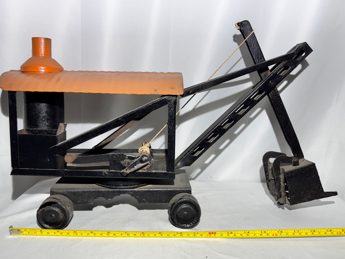 Antique Keystone Pressed Steel Toy Steam Shovel – Early 20th Century