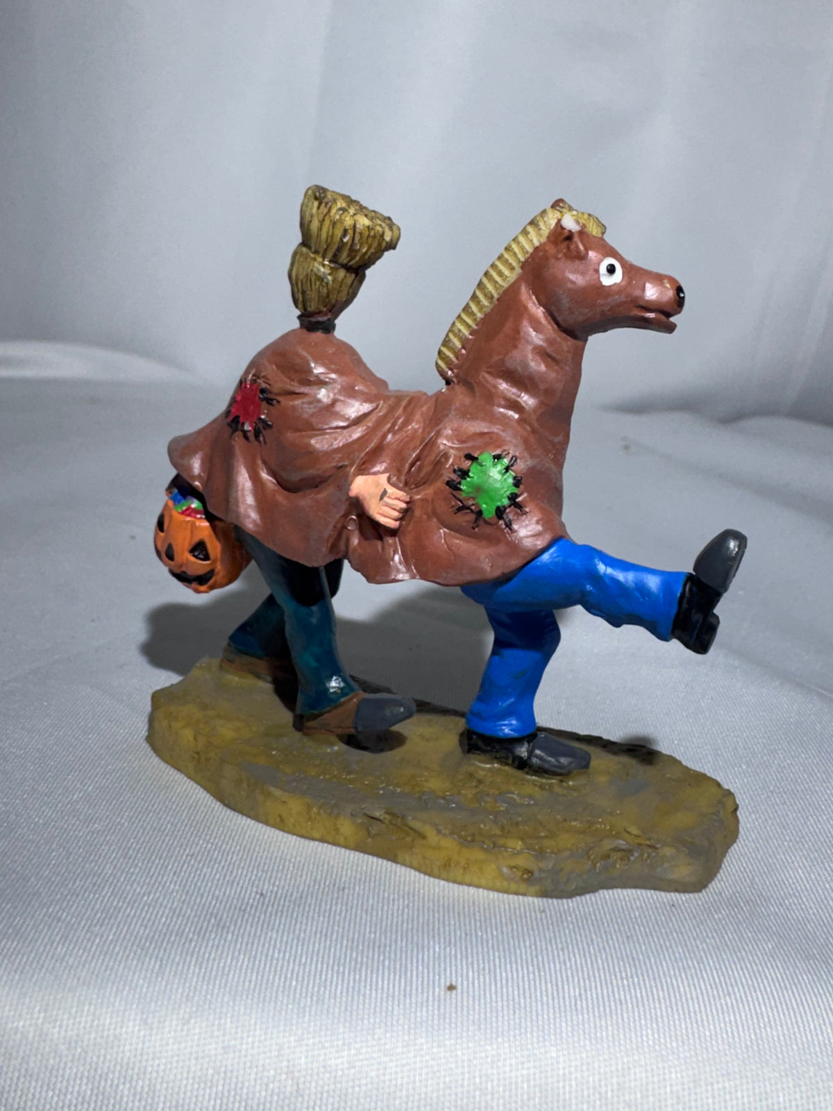 LEMAX Spooky Town Giddy Up Horsy #22594 – Retired Halloween Figurine – 2002