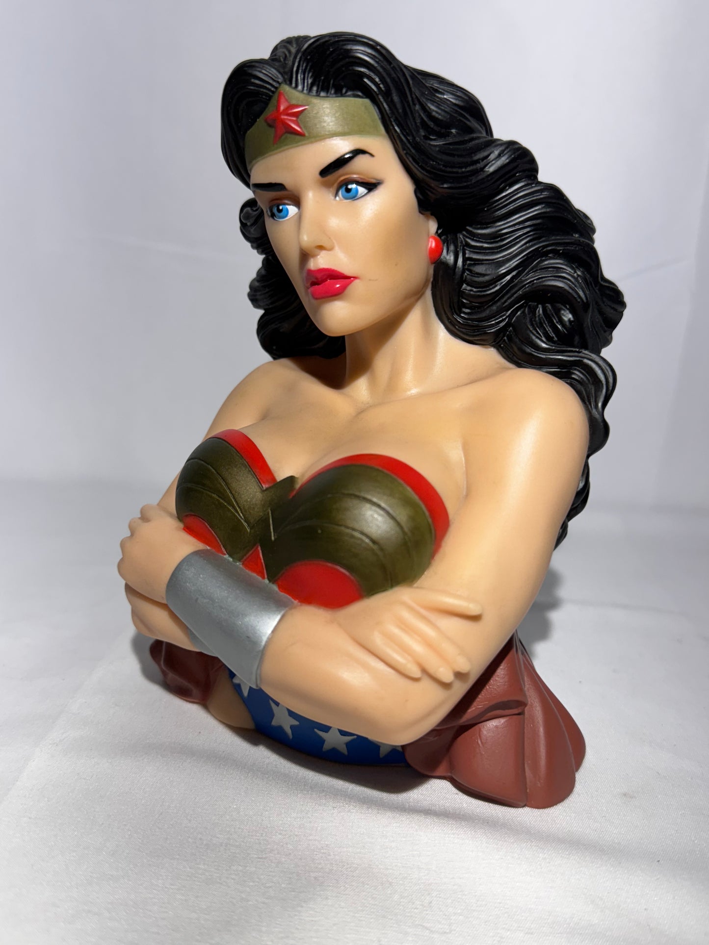 Wonder Woman Bust Bank – DC Comics – Monogram Direct – Original Stopper