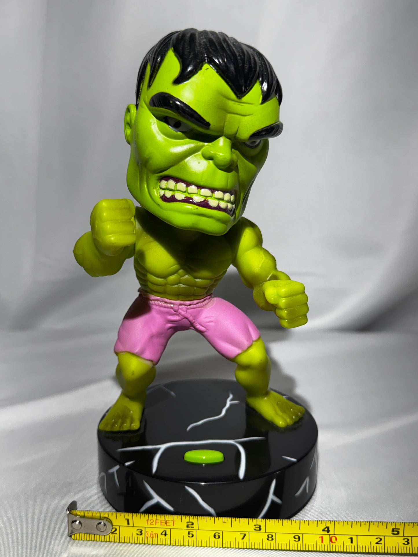 2003 Marvel The Incredible Hulk Bobble Head Lights Sounds Way Out Toys w/ Box