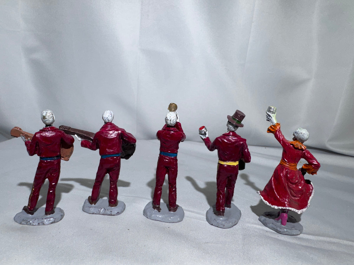 Lemax Spooky Town Fiesta De Los Muertos Set of 6 #52309 – 5 Figures – Missing 1