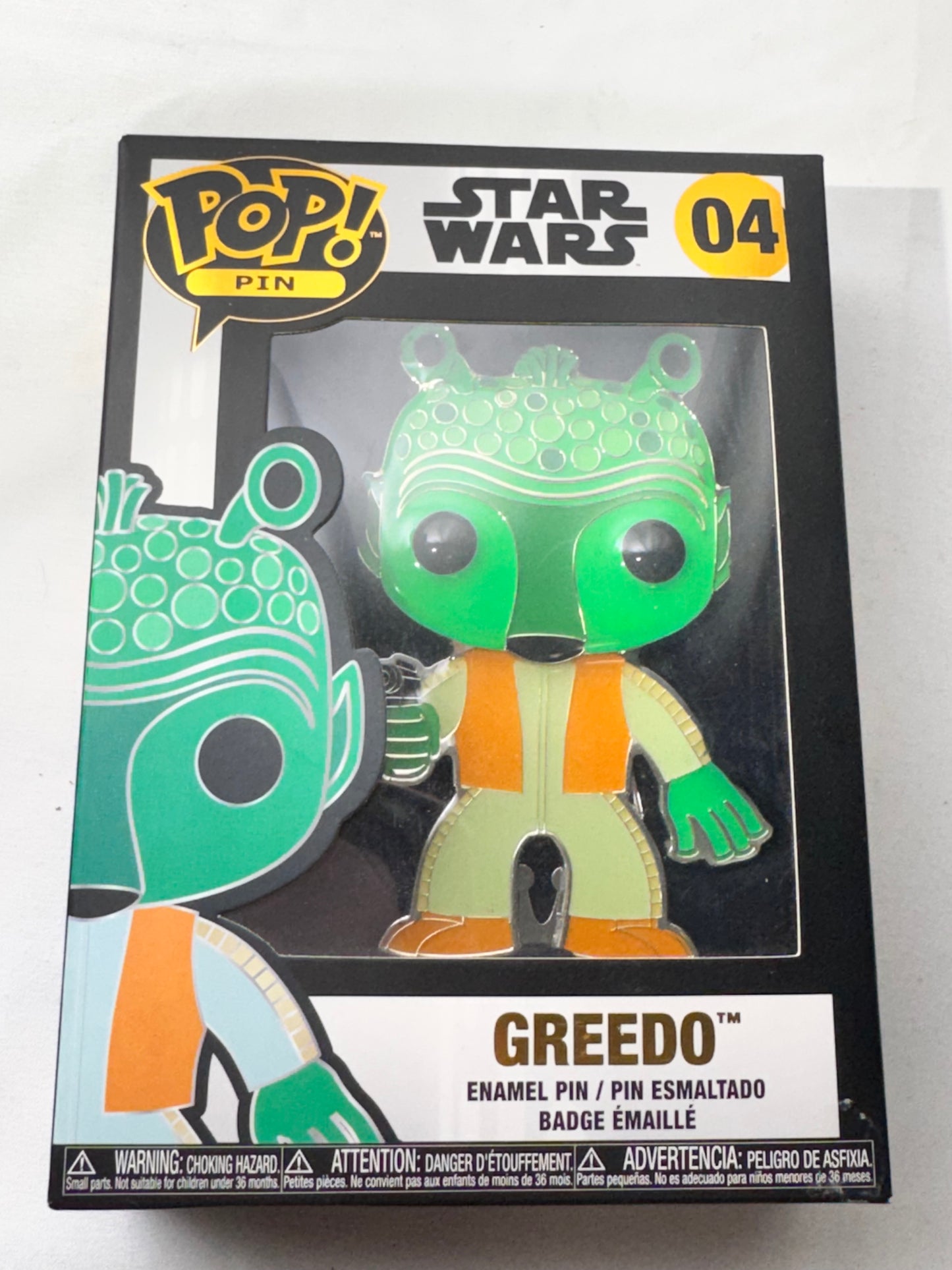 Funko Pop! Pin – Star Wars Greedo #04 | Large Enamel
