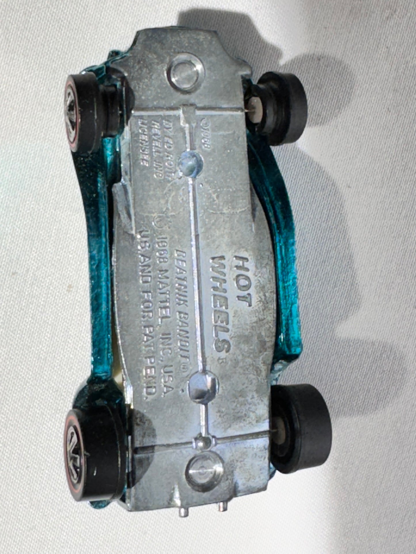 Hot Wheels Redline Beatnik Bandit – Aqua/Teal – 1968 Vintage Ed Roth MINT