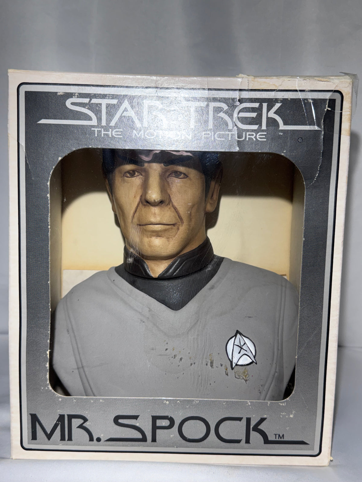 1979 Star Trek Mr. Spock Ceramic Liquor Decanter – Grenadier Spirits – Original Box