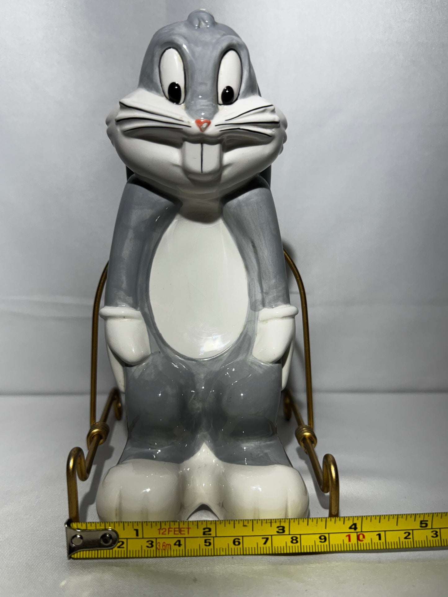 1994 Warner Bros Bugs Bunny Ceramic Wall Plaque 3D Looney Tunes Wall Decor