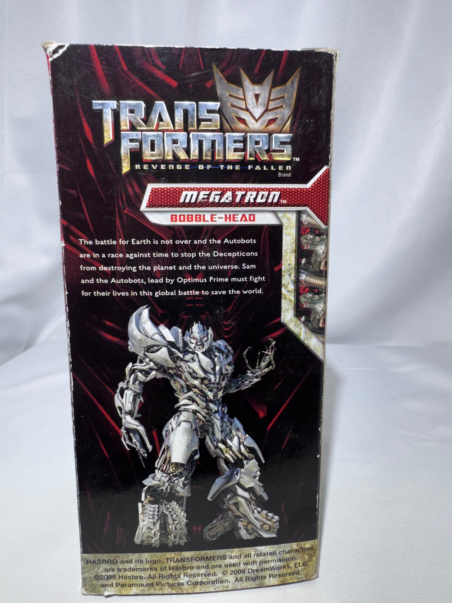 2009 Funko Wacky Wobbler Megatron Bobble-Head – Transformers: Revenge of the Fallen – Original Box