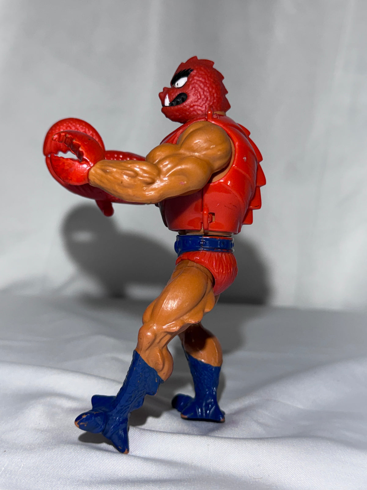 Vintage 1980s Mattel Masters of the Universe Clawful Action Figure – Loose – Missing Mace